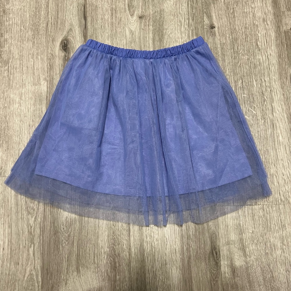 Crewcuts Tulle Lined Periwinkle Skirt, EUC, girls size S - Picture 2 of 4